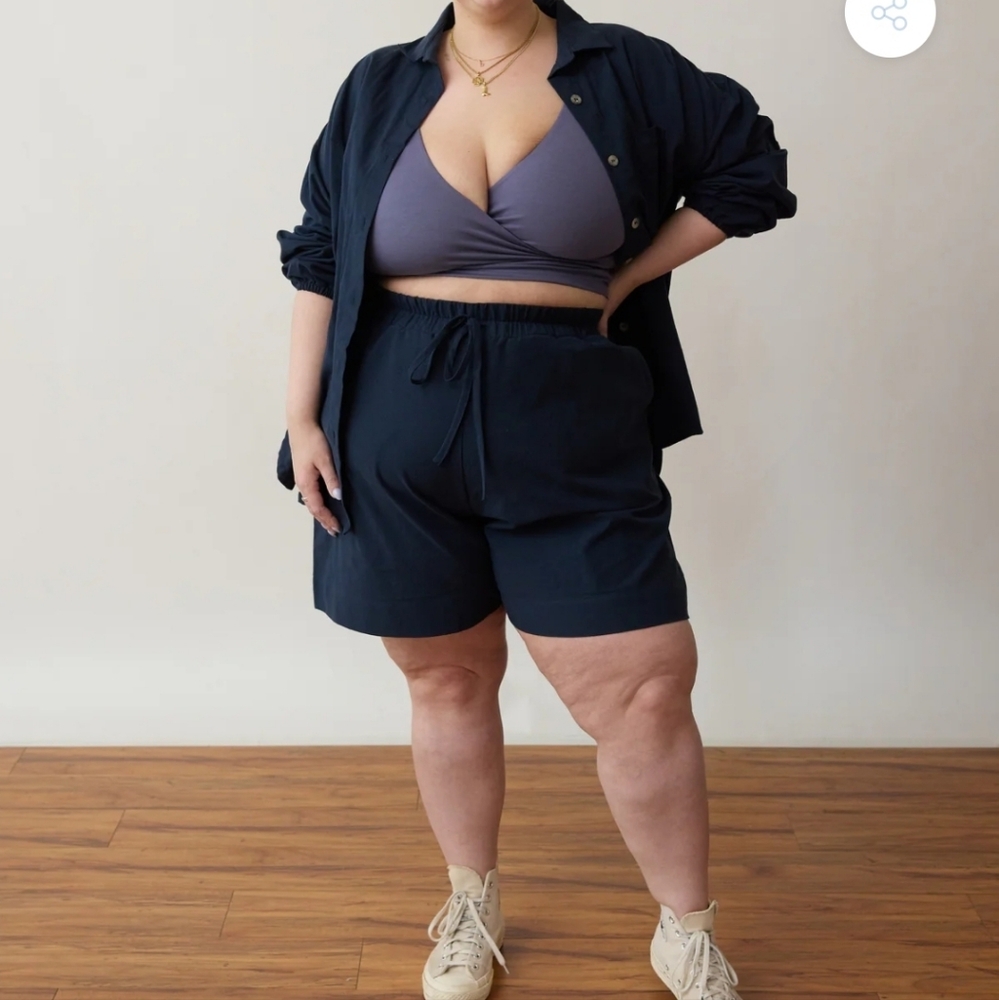 Free Label Cotton Crepe Lynn Short
